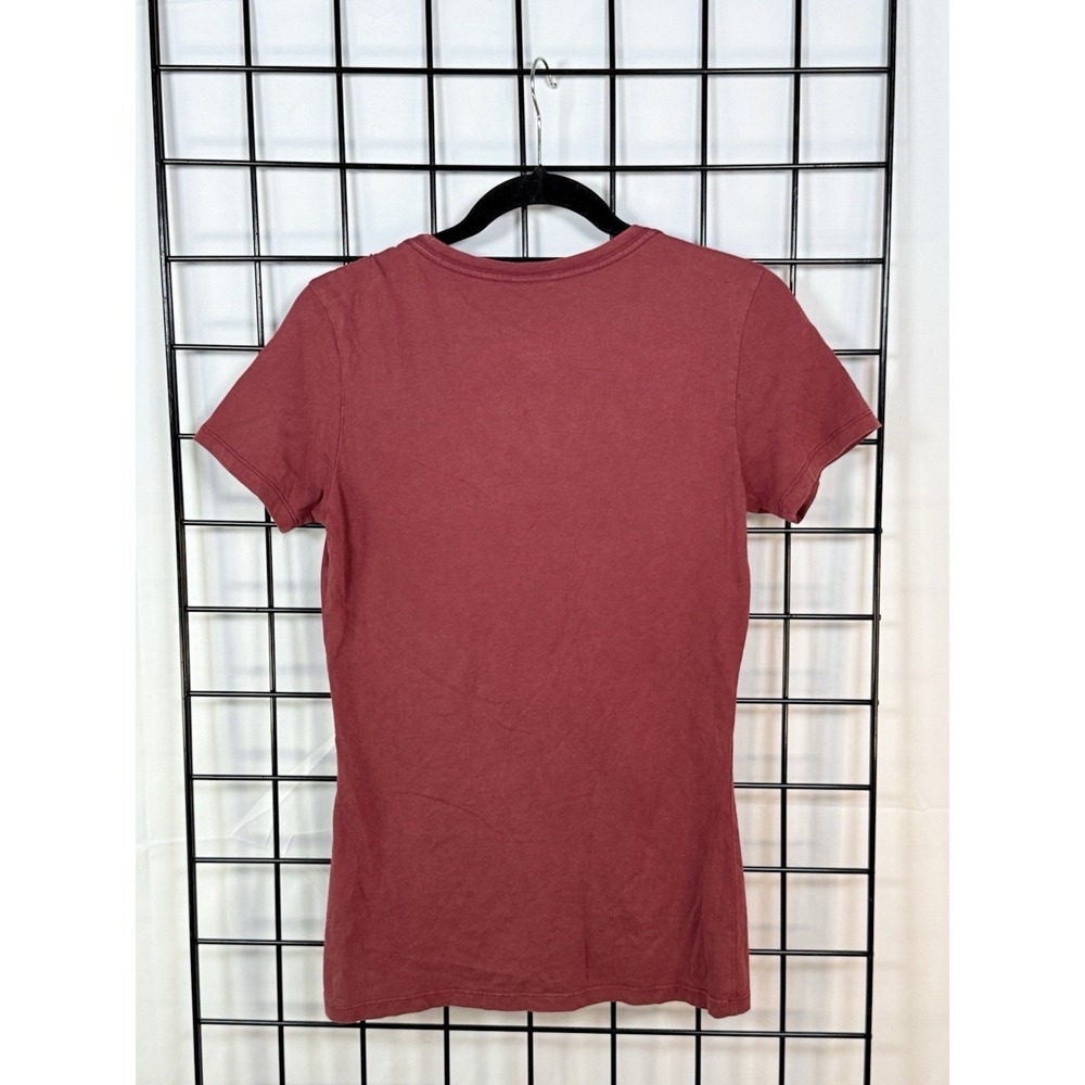 Nike NFL Washington Redskins V-Neck T-Shirt Women's S Maroon Athleisure Retro - Picture 3 of 10
